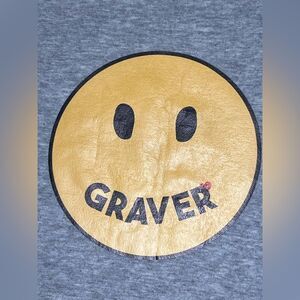 GRAVER OF ANAHEIM Unisex Smiley Crewneck Sweatshirt 💗 medium